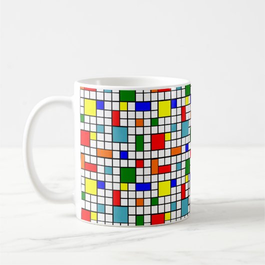Bauhaus Groter Grid Koffiemok (Links)