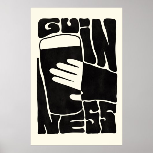 Bauhaus Guinness Poster (Voorkant)
