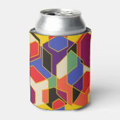 Bauhaus Hexagons Blikjeskoeler (Blikje Voorkant)
