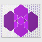 Bauhaus Hexagons Cadeaupapier (Vlak)