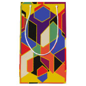 Bauhaus Hexagons Klein Cadeauzakje (Voorkant)