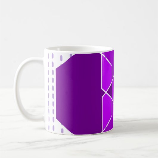 Bauhaus Hexagons Koffiemok (Links)