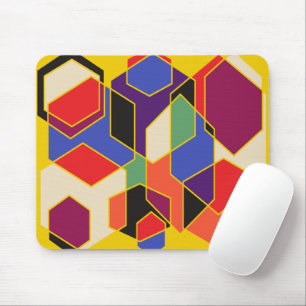 Bauhaus Hexagons Muismat