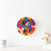 Bauhaus Hexagons Ronde Klok (Huis)