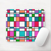 Bauhaus in bloemkleur kleuren muismat (Met muis)