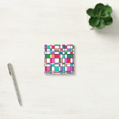 Bauhaus in Flower Power Colors Post-it® Notes (Kantoor)