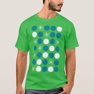 Bauhaus inspireerde Abstract sneeuwpatroon T-shirt