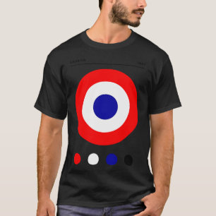 Bauhaus inspireerde Kroatische vlag T-shirt