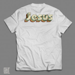 Bauhaus Jezus Vibes Vintage Retro Geloof Christeli T-shirt