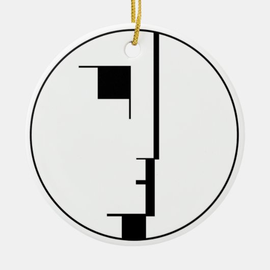 Bauhaus Keramisch Ornament (Voorkant)