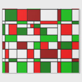 Bauhaus Kerstmis Cadeaupapier (Vlak)