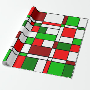 Bauhaus Kerstmis Cadeaupapier