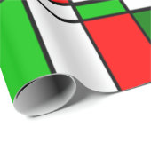 Bauhaus Kerstmis Cadeaupapier (Rol Hoek)