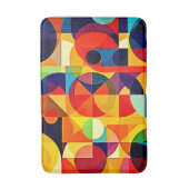 Bauhaus Kleur Geometrie Design Badmat (Voorkant Verticaal)