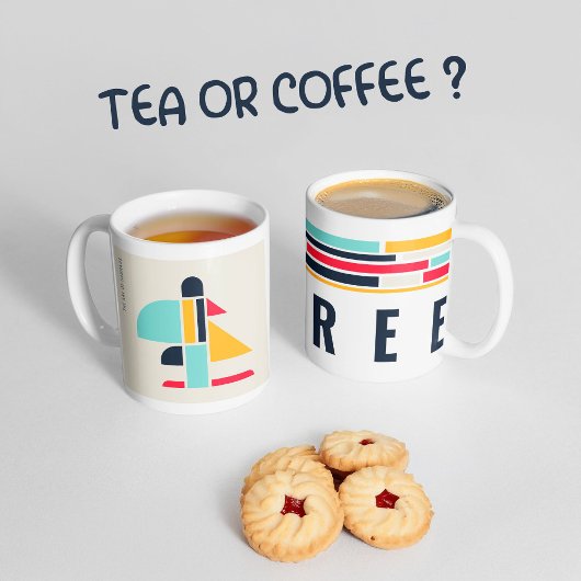 Bauhaus kunst - Boom Koffiemok