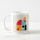 Bauhaus kunst - Huis. Koffiemok (Links)