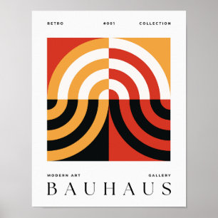 Bauhaus Kunst Print Geometrisch Poster