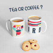 Bauhaus kunst - Vogel. Koffiemok