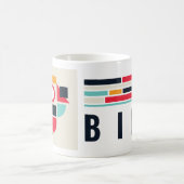 Bauhaus kunst - Vogel. Koffiemok (Center)