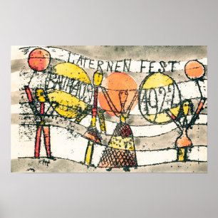 Bauhaus Lantaarn Festival Paul Klee Poster