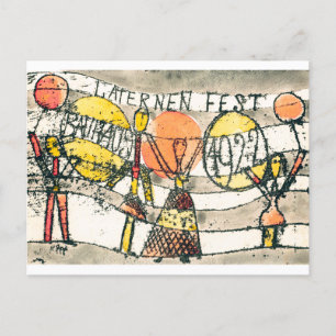 Bauhaus Lantern Festival   Paul Klee   Briefkaart