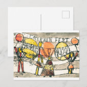 Bauhaus Lantern Festival | Paul Klee | Briefkaart (Voorkant / Achterkant)