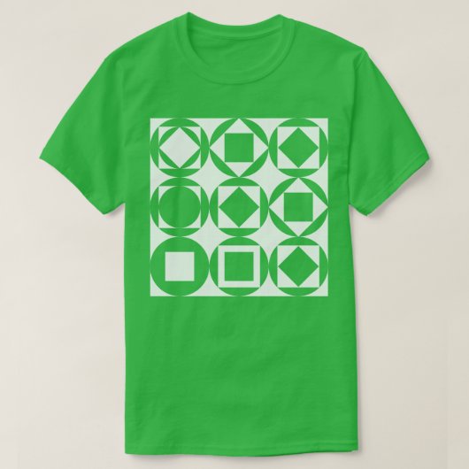 Bauhaus Lines Squares T-shirt (Design voorkant)