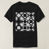 Bauhaus Lines Squares T-shirt (Design voorkant)