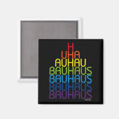 Bauhaus-magneet Magneet (Voorkant / Achterkant)