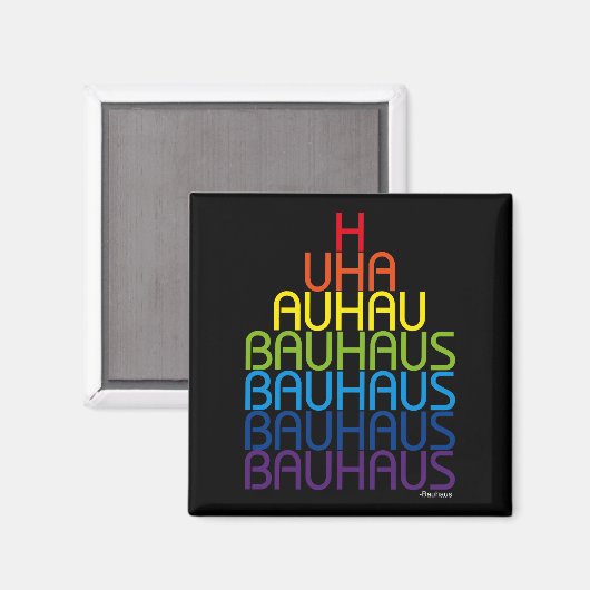 Bauhaus Magnet (Voorkant / Achterkant)