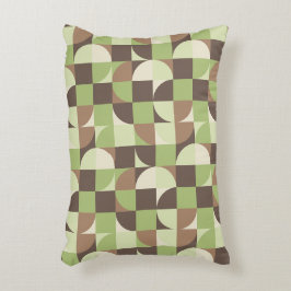 Bauhaus Mid Century Modern blad en boom retro Accent Kussen