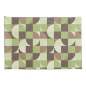 Bauhaus Mid Century Modern blad en boom retro Kussensloop (Achterkant-Rechts)