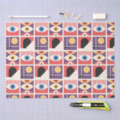 Bauhaus Mid Century Modern Kleurrijk Tissuepapier (Craft)