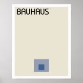 Bauhaus Minimalist Squares Poster (Voorkant)