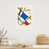 bauhaus, modernist, minimal, geometric, abstract,  poster (Keuken)