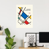 bauhaus, modernist, minimal, geometric, abstract,  poster (Thuiskantoor)