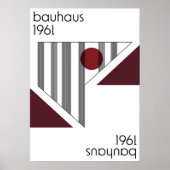 bauhaus, modernist, minimal, geometric, abstract,  poster (Voorkant)