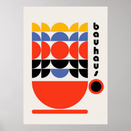 Bauhaus, modernistisch, minimalistisch, geometrisc poster