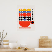 Bauhaus, modernistisch, minimalistisch, geometrisc poster (Keuken)