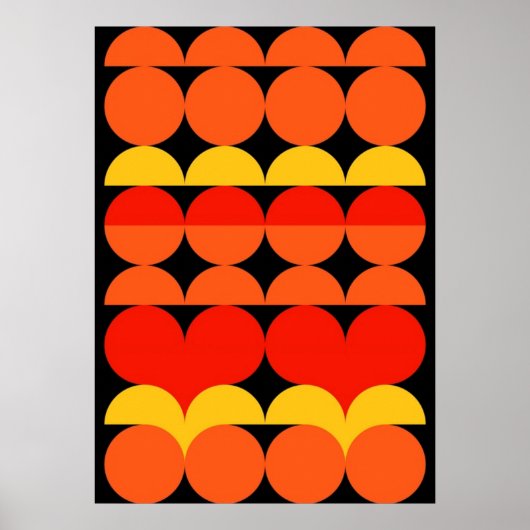 Bauhaus, modernistisch, minimalistisch, geometrisc poster (Voorkant)