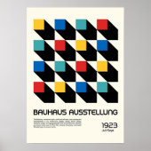 Bauhaus, modernistisch, minimalistisch, geometrisc poster (Voorkant)