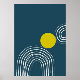 Bauhaus, modernistisch, minimalistisch, geometrisc poster