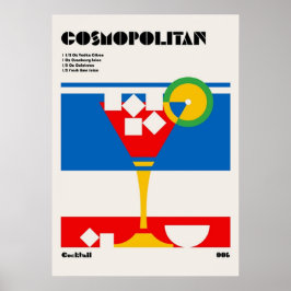 Bauhaus, modernistisch, minimalistisch, geometrisc poster