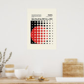 Bauhaus, modernistisch, minimalistisch, geometrisc poster (Keuken)