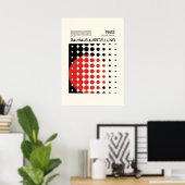 Bauhaus, modernistisch, minimalistisch, geometrisc poster (Thuiskantoor)