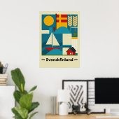 Bauhaus, modernistisch, minimalistisch, geometrisc poster (Thuiskantoor)