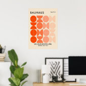Bauhaus, modernistisch, minimalistisch, geometrisc poster (Thuiskantoor)