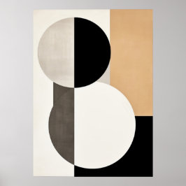 Bauhaus, modernistisch, minimalistisch, geometrisc poster