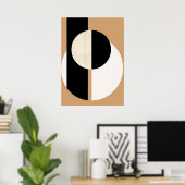 Bauhaus, modernistisch, minimalistisch, geometrisc poster (Thuiskantoor)