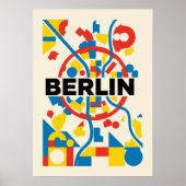 Bauhaus, modernistisch, minimalistisch, geometrisc poster (Voorkant)